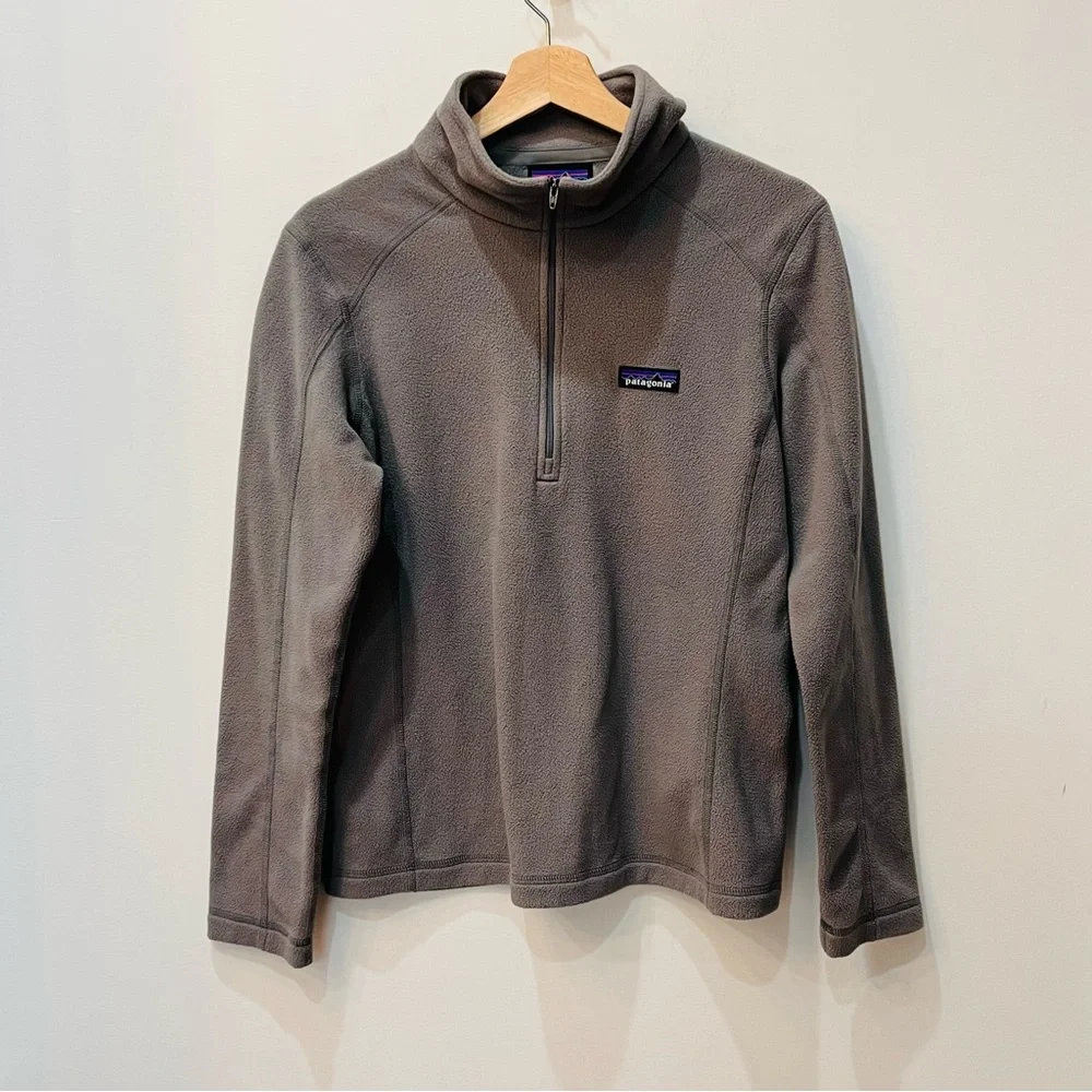 Patagonia Women's Micro D 1/4 Zip gray size small - Picture 3 of 7